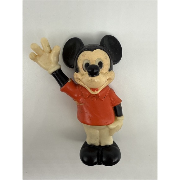 Vintage 1977 Mickey Mouse Figure 4'' Gabriel Industries Walt Disney Collectible - Picture 1 of 7